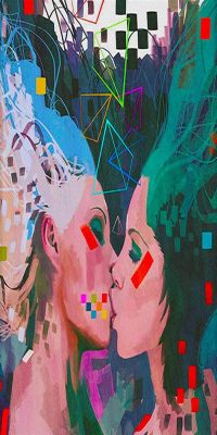 The Kiss – Abstrakt Expressionism och Enliggande Passion!